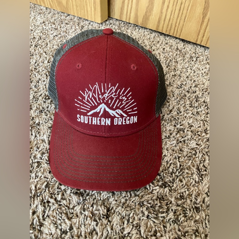 Red southern Oregon hat